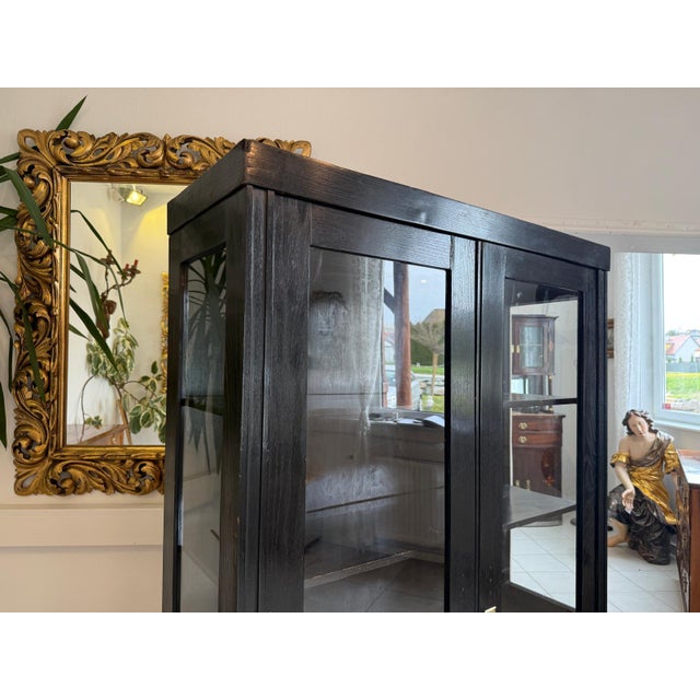 1920s Vintage Art Nouveau Display Cabinet, 1920s For Sale - Image 5 of 8