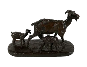 Bronze Goat from Ary Jean Léon Bitter