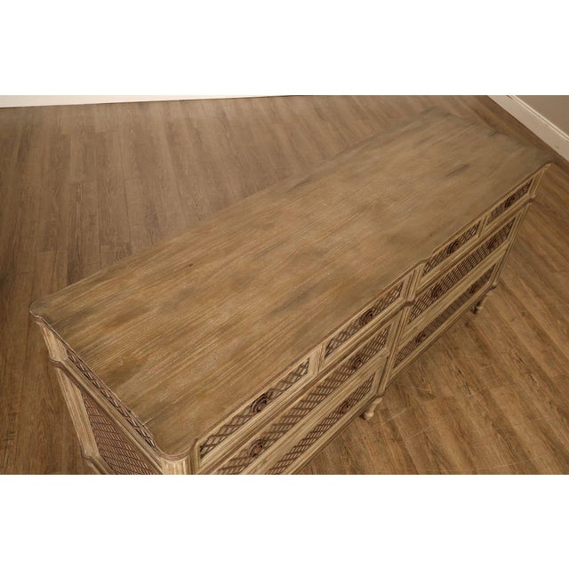 Restoration Hardware Treillage Collection Louis XVI Style Latticework Double Dresser For Sale - Image 11 of 18