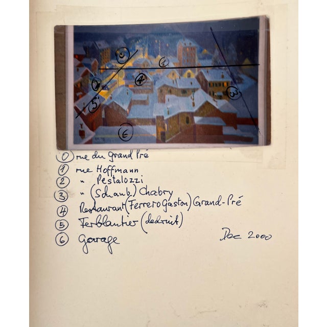 René Zigg, Flocons Nocturnes, 1997, Oil on Canvas, Framed For Sale - Image 13 of 14