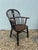 Late 18th Century English Windsor Chairs Original Early Oak Complete Set of 8–6 Side Chairs, 2 Broad Armchairs With Heart Splat Backs For Sale - Image 11 of 12