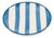 Lido Dessert Plate Set of 4 - Light Blue For Sale