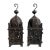 Moroccan Small Kasbah Vintage Moroccan Iron Lantern For Sale - Image 3 of 4