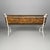 Art Deco Italian Wooden and White Cast Iron Bench, 1930s For Sale - Image 4 of 14