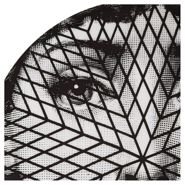 Mid-Century Modern Piero Fornasetti Tema E Variazioni Porcelain Plate 294 For Sale - Image 3 of 5
