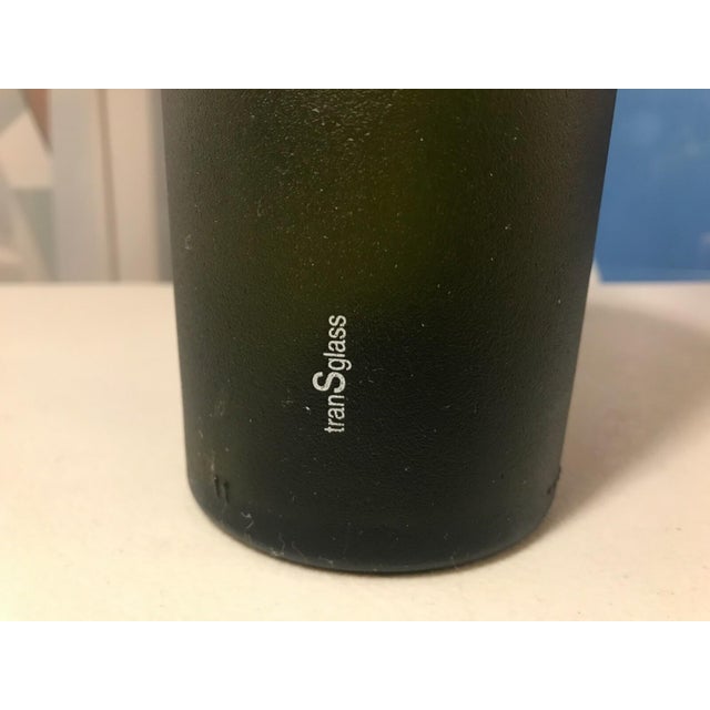 Original TranSglass Artecnica Recycled Post-Consumer Wine Bottle Vase Designed by Tord Boontje & Emma Woofenden Very good...