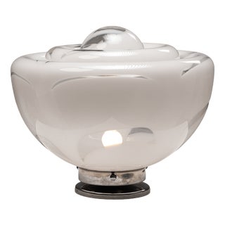 Large Sculptural Italian Table Lamp in Murano Glass, 1970s For Sale