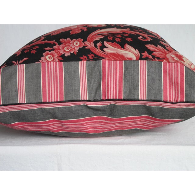 French 19th C. French Fabric Pillow For Sale - Image 3 of 3