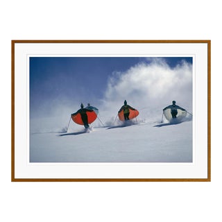 Caped Skiers 1967 by Slim Aarons Framed C-Print For Sale