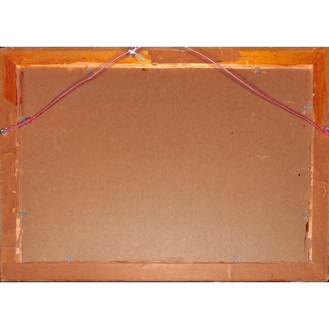 Traditional Paul Desmond Brown Huntsman W/ Hounds C1947 Watercolor For Sale - Image 3 of 8