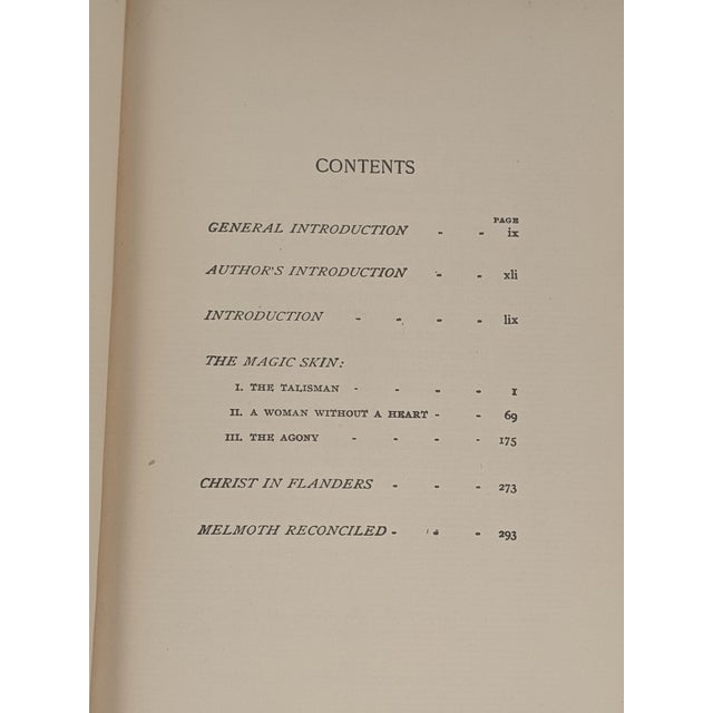 Green 1911 Balzac’s Works Complete Seven-Volume Gilt-Top Antique Book Set For Sale - Image 8 of 12