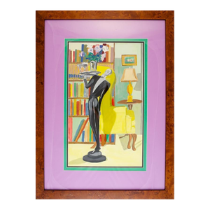 Butler at Your Service Original Watercolor & Gouache Artwork