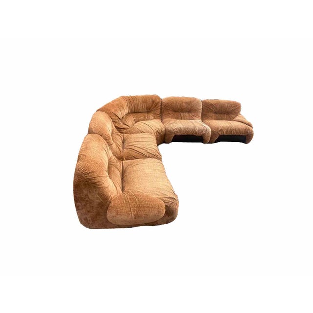 Malù Modular Sofa by Diego Mattu, Italy, 1960s, Set of 5 For Sale - Image 6 of 7