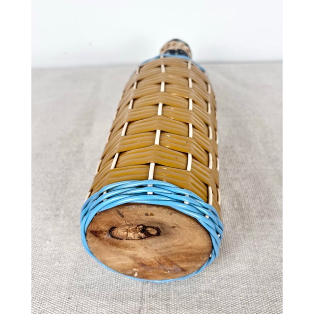 Vintage Wire Wrapped Bottle For Sale - Image 9 of 9