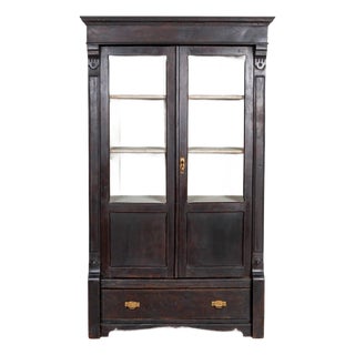 Swedish Biedermeier Display Cabinet, 1860 For Sale