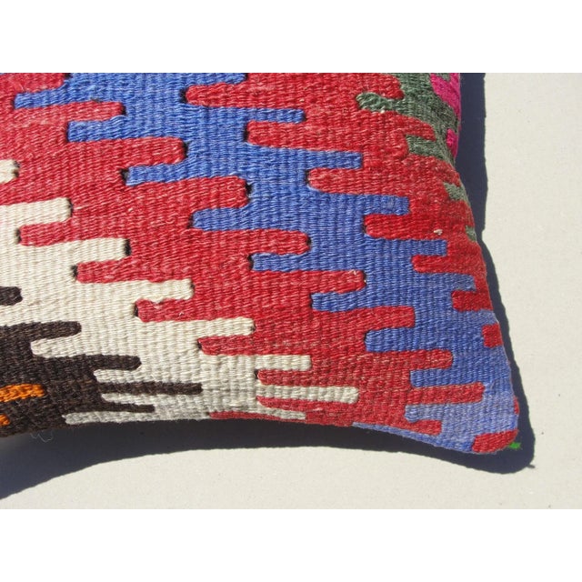 Vintage Kilim Rug Pillow Cover For Sale In New York - Image 6 of 8