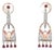 Masriera Diamond Ruby Enamel Chandelier Drop Earrings, A Pair For Sale