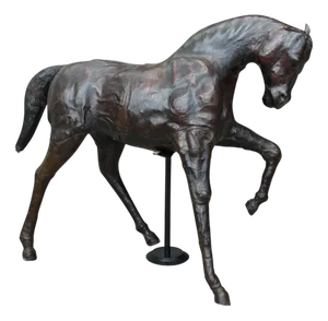 Large Leather Model of a Horse from Liberty & Co, 1930s