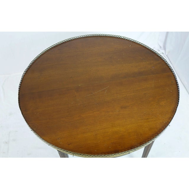 Mid 20th Century Vintage Round Table With Brass Chairish