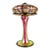 Large Gold "Cherry Blossom" Table Lamp by Carl Radke Signed, Dated For Sale