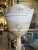 Late 19th Century Victorian Hand Carved Alabaster Table Lamb With Bird Motif For Sale - Image 12 of 12