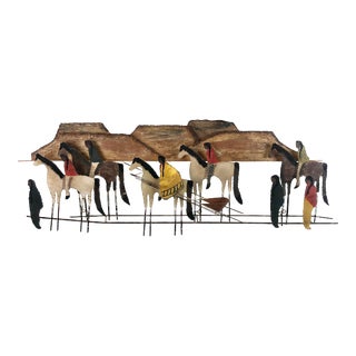 "The Journey" | Rare Curtis Jere Wall Sculpture For Sale