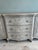 French Country Painted Sideboard Buffet With Floral Motif For Sale - Image 6 of 9