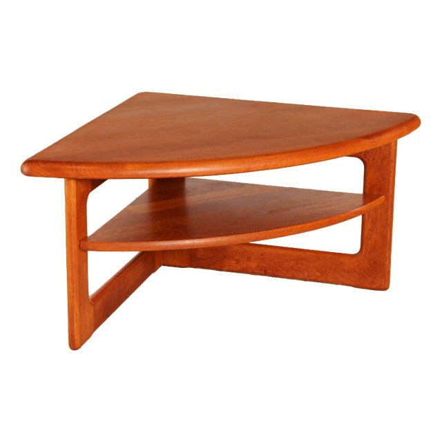 Mid-Century Modern Danish Teak Coffee Table by S. Burchardt-Nielsen, 1970s For Sale