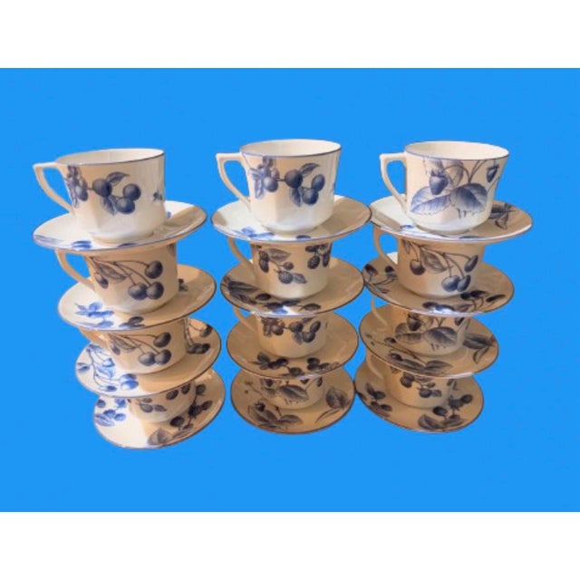 1990s 1990s Tiffany & Co. Nature Bone China Tea Sets Collection Made in England - 24 Pieces For Sale - Image 5 of 11