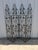 1930s Antique 4 Panel Iron Screen. For Sale - Image 5 of 15
