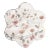 19th Century English Adderley Floral Oyster Plate For Sale