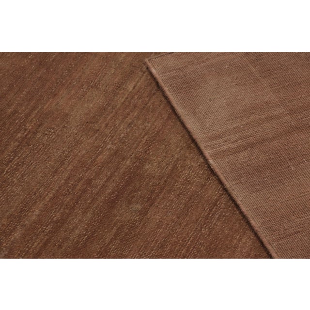Beige Rug & Kilim’s Modern Textural Rug, Rich Tone-on-Tone Beige-Brown and Terracotta For Sale - Image 8 of 8