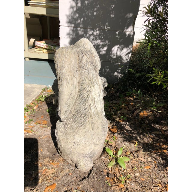 Sweet bunny architectural planter. Beautiful for any outdoors.