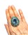 Cluster Multi Color Fancy Gems from Sri Lanka Blue Topaz - 15 Carat White Topaz - 5 Carat Aragte - 3 Carat This Ring is...