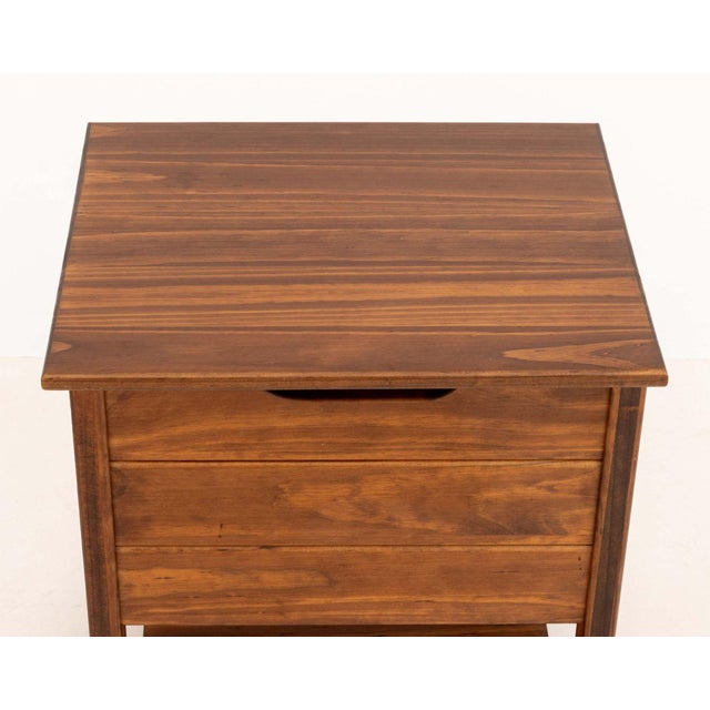 Modern Teak Lift-Top Liquor Chests, Pair For Sale - Image 10 of 12