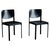 Black Leather Chairs by Tito Agnoli for Matteo Grassi, Italy, 1980s, Set of 2 For Sale - Image 15 of 15