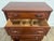 Vintage Davis Cabinet Co Lillian Russell Victorian Style Walnut Chest of Drawers For Sale - Image 9 of 11