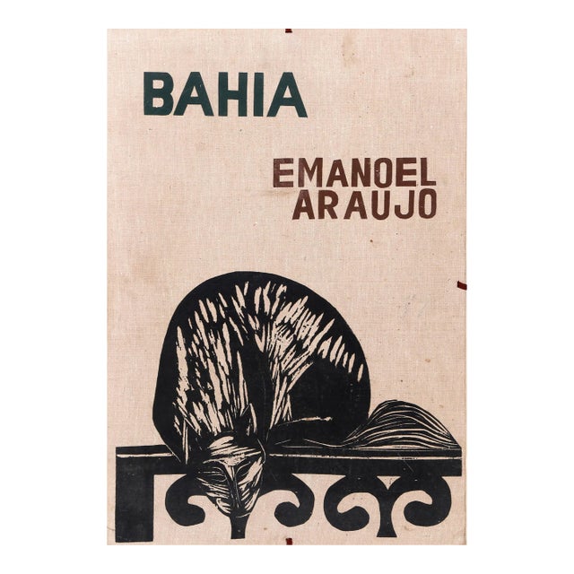 Bahia, Emanoel Araujo Linocut For Sale