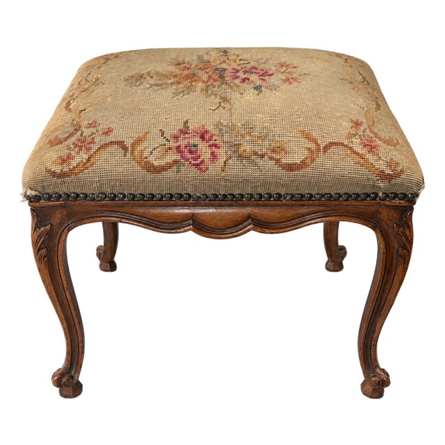 19th Century French Louis XV Style Footstool For Sale