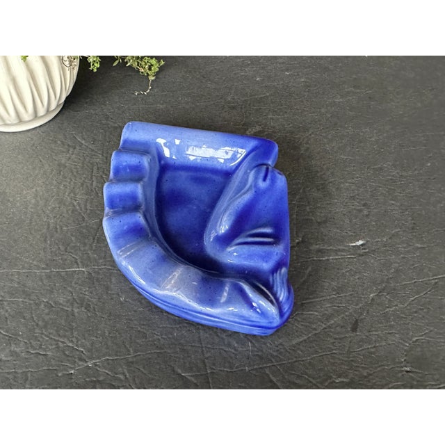 Mid Century Modern Ceramic Horse Ashtray For Sale - Image 4 of 9
