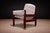 Gray “Jimi” Armchair with Wheels in Rosewood & Ultra Suede, Sergio Rodrigues, 1971 - Lot 420 For Sale - Image 8 of 13