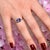 Natural Sapphire Diamond Ring 6.5 14k White Gold 2.36 TCW Certified For Sale - Image 13 of 16
