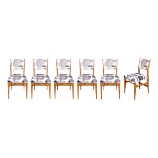 Chairs by Gio Ponti, 1950s, Set of 6 For Sale