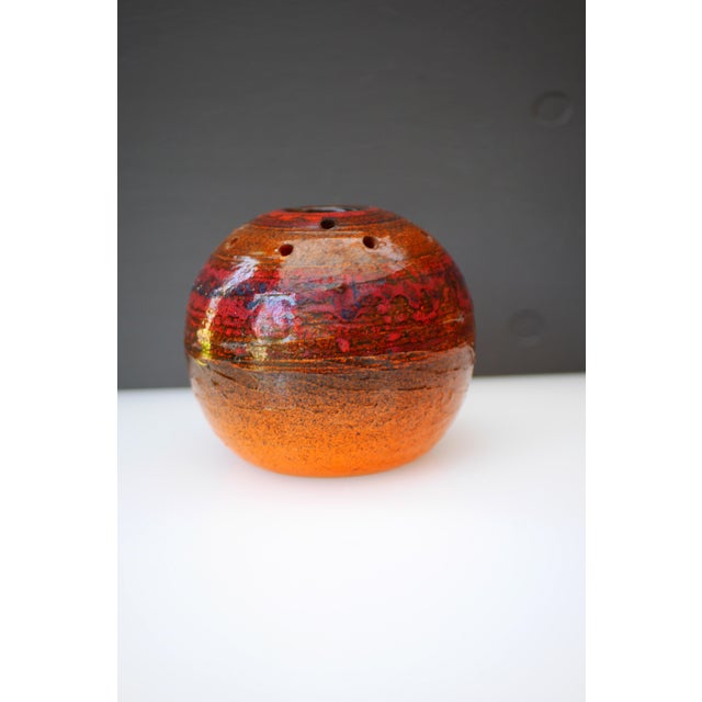 Mid-Century Art Pottery Vase in Ceramic from Tilgmans For Sale - Image 4 of 11