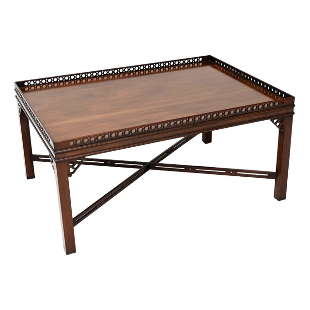 Georgian Style Coffee Table, 1950 For Sale