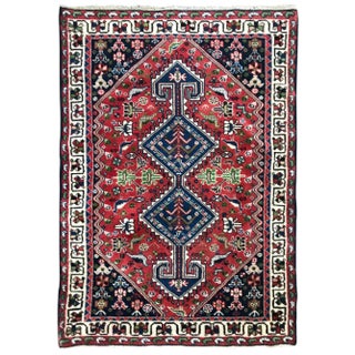 Vintage Wool Yalameh Rug, 1980s For Sale