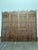 Vintage Hand Carved Wooden Four Panel Room Divider Screen/Panel For Sale - Image 9 of 10