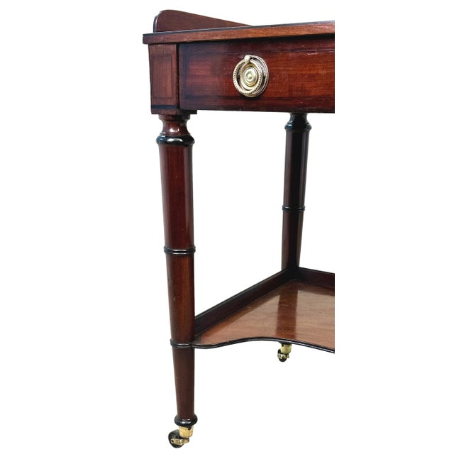 Brown Georgian Mahogany Dressing Table, 1800s For Sale - Image 8 of 12