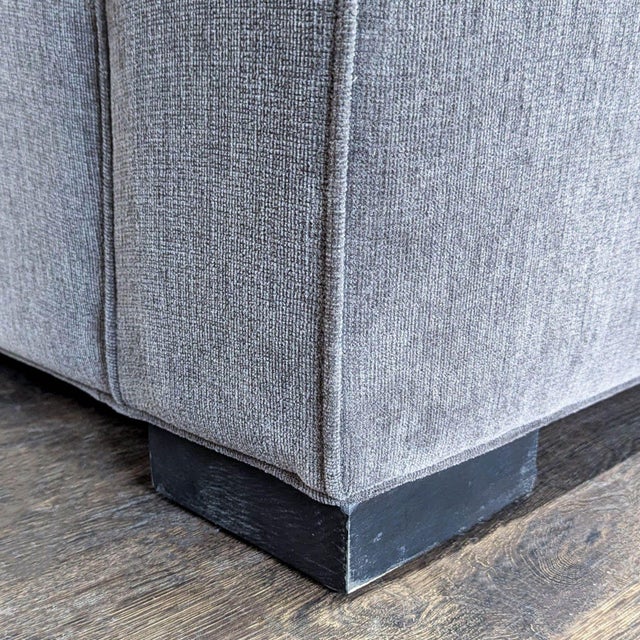 Textile McCreary Modern Gray Sleeper Sofa With Wide Arms For Sale - Image 7 of 9