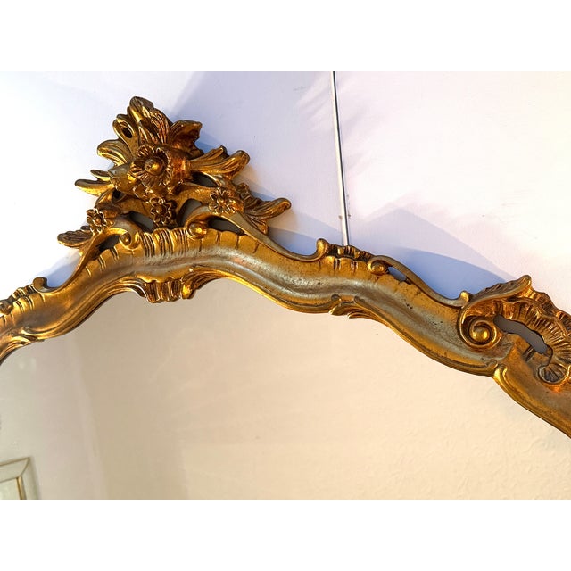 Baroque Wooden Framed Mirror from Unbekannt, 1950s For Sale - Image 11 of 12